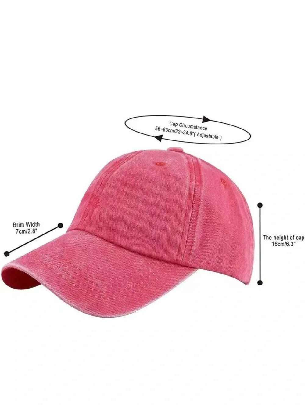 Women’s Pink Casual Baseball Cap